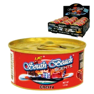 AIR FRESHENER 12 SOUTH BEACH CHERRY ORGANIC 1.5 OZ CAN CAR HOME OFFICE - Picture 1 of 2