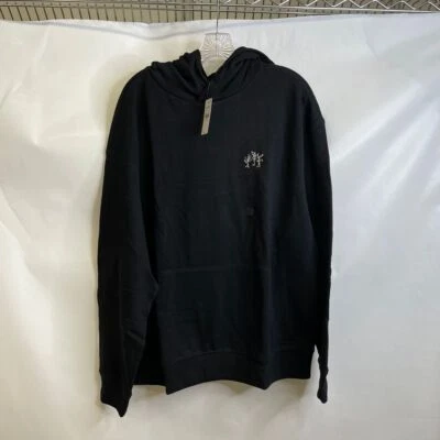 Sudadera con capucha EXPRESS bordada con gráfico de árbol para hombre talla XL negra 05321475  Foto 1 de 4