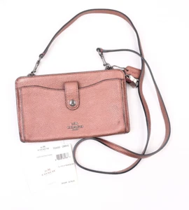 Bolso Bandolera Coach Pop Up Messenger Rosa Metálico F53530 con Etiquetas Originales - Imagen 1 de 7