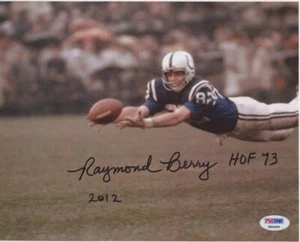 Raymond Berry Colts signed 8x10 Photo PSA/DNA auto - Picture 1 of 2