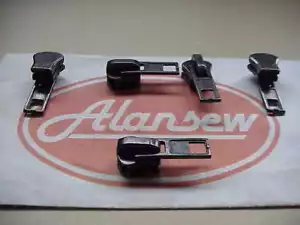 EINGRÖSSE-8 LAUFER/ABZIEHER/SCHIEBER FÜR KUNSTSTOFF/GEFORMTER REISSVERSCHLUSS VISLON 8VS D8 SCHWARZ - Bild 1 von 1