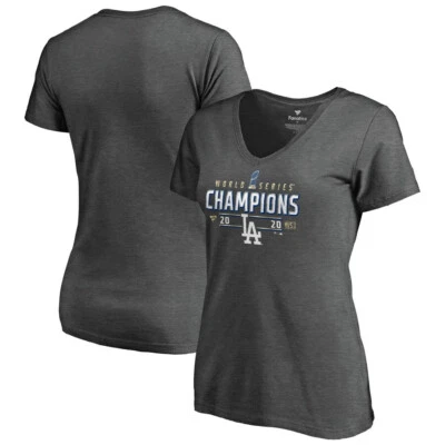 Camiseta de los Dodgers de Los Ángeles 2020 Campeones de la Serie Mundial para mujer MEDIANA NUEVA CON ETIQUETAS Foto 1 de 4