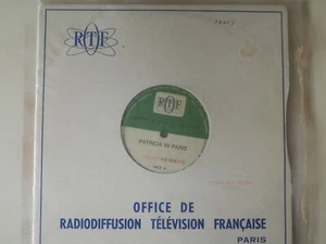 "15/68 - 16/68 Patricia In Paris - ORTF - 33 rpm 10"" récord" - Imagen 1 de 2