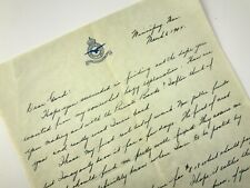 RCAF Royal Canadian Air Force 1942 Correspondence Letter BB524