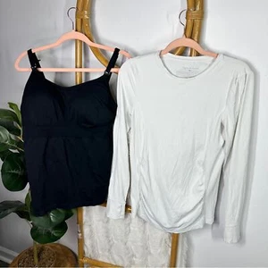 Ingrid and Isabel Maternity Top BUNDLE sz M/L - Picture 1 of 6