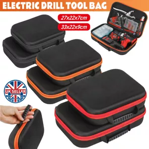 Cordless Drill Storage Case Drill Tool Bag Electrician Accessories Antishock Bag - Picture 1 of 16