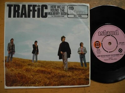 TRAFFIC Here We Go Round The Mulberry Bush 45 7" single 1967 Sweden VG+/EX- - Image 1 of 2