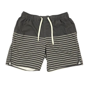 Vuori Men's Athletic Lined Shorts Grey 6.5” Active Running Size Medium Dark Gray - Picture 1 of 10