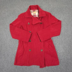 RM Williams Jacket Women 12 red Parka double breasted Long Sleeve winter Size 12 - Picture 1 of 9