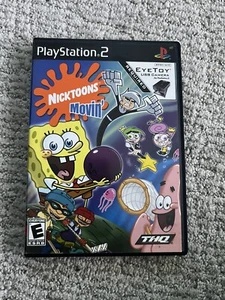 Nicktoons Movin' Game For PS2 (Play Station 2) SONY CIB FAST FREE SHIPPING - Picture 1 of 3