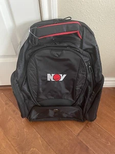 Mochila de nailon negra ELEVEN con funda para computadora portátil Checkpoint Friendly 7 bolsillos - Imagen 1 de 4