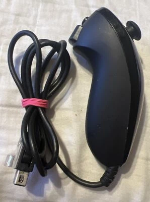 Official Nintendo Brand Wii Nunchuck Black Controller Nunchuck - Image 1 of 4