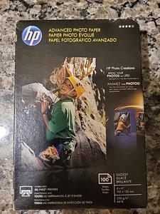 NIB HP Advanced Glossy Photo Paper 100 Sheets 4x6 - Zdjęcie 1 z 2