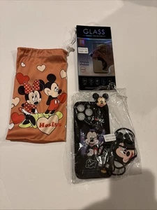 Mickey Mouse Soft Case Lanyard Bracket For iPhone 15 ProMax &Pop & GLASS - Photo 1 sur 4