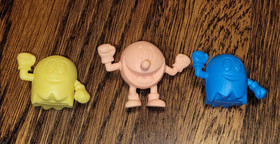 RARE Vintage Pac-Man Keshi Rubber Figures Namco 80s Japan Famicom
