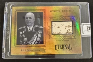 GEORGY ZHUKOV 2024 Eternal Gold Card #/D 07/10 Cut Personal Relic Letter Patch - Picture 1 of 5