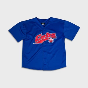Vintage 1999 Logo Athletic Chicago Cubs Jersey Mens XL Blue Baseball MLB - Picture 1 of 10