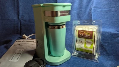 Elite Gourmet Single Cup Coffee Maker Stainless Steel Tumbler and Lid  - Image 1 of 4