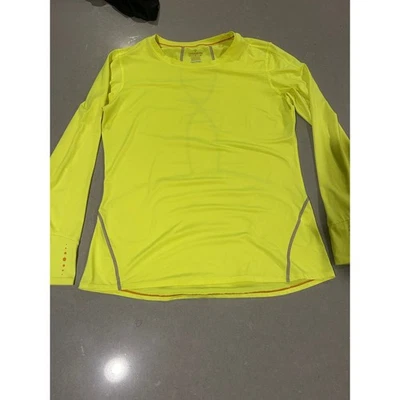 Camisa Atlética Tommie Cobre Manga Larga Amarilla Fresca Tela Cobre Talla L Foto 1 de 4