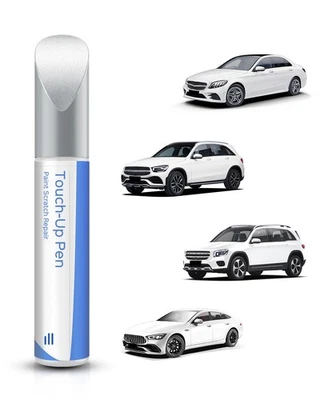 PARTS4EV Polar White Touch Up Paint for Mercedes-Benz - Chips & Nicks Repair