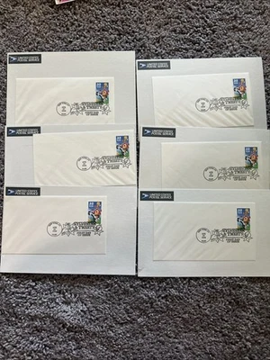 6 1998 FDC Sylvester & Tweety  USPS Sealed package  Pictorial Cancel - Image 1 of 3