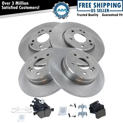 Kit de pastillas de freno y rotor de cerámica para 96-00 Mercedes-Benz Foto 1 de 4