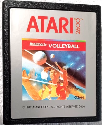Vintage Volleyball (Atari 2600 1987) Game Cartridge Only ~ Tested & Works - Image 1 of 2