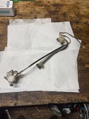 2001 KTM520 EXC SX OEM Rear Brembo Brake Assembly Caliper and Master Cylinder - Image 1 of 4