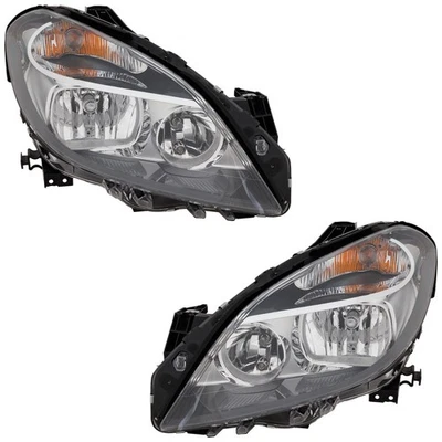 Pair Headlights Driving Head lights Headlamps Set of 2  Driver & Passenger Side Foto 1 de 4