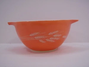 PYREX 441 WHEAT AUTUMN HARVEST MIXING BOWL CINDERELLA 750 ML ORANGE - Picture 1 of 1