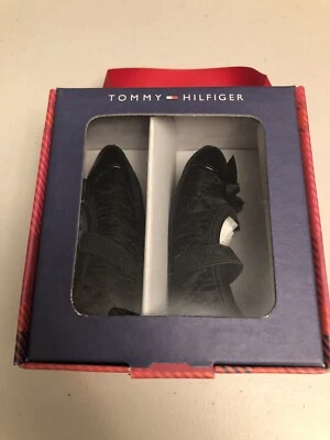 Tommy Hilfiger Baby выстеганные балетные туфли черный размер 3 (6-9 месяцев) - Изображение 1 из 4