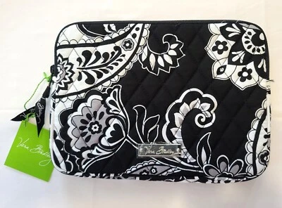Vera Midnight Paisley eReader eBook Sleeve 8.5x6.5 Padded Zip CatchAll Pouch N55 - Image 1 of 4