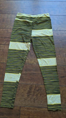 Leggings Lularoe TC - Excelente Estado - Negro Amarillo Blanco Foto 1 de 2