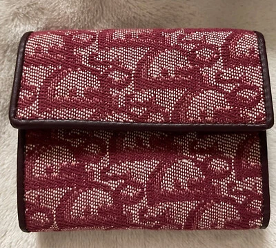Cartera Trotter DIOR De Colección - Como Nueva - Cuero Burdeos y Tapicería - ¡MIRA!! Foto 1 de 4