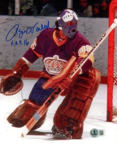 ROGIE VACHON SIGNED AUTOGRAPHED 8x10 PHOTO +HOF 16 LOS ANGELES KINGS BECKETT BAS - Picture 1 of 2