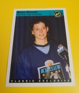 Manon Rheaume 1993 Classic Pro Hockey Prospects Card #4