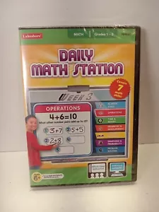 Lakeshore - Daily Math Station - Math Grades 1-3 (PC CD Rom) Brand New Sealed - Picture 1 of 14