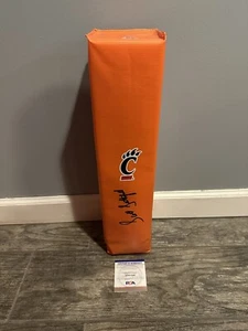 SCOTT SATTERFIELD SIGNED CINCINNATI BEARCATS TOUCHDOWN PYLON PSA COA AUTOGRAPHED - Picture 1 of 3