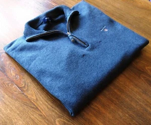 GANT size L 1/2 Zip Men's Sweaters Gray - Picture 1 of 12