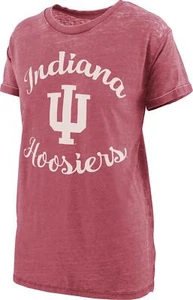 Women's Indiana University Hoosiers Vintage Tee Short Sleeve Boyfriend Tee - Picture 1 of 6