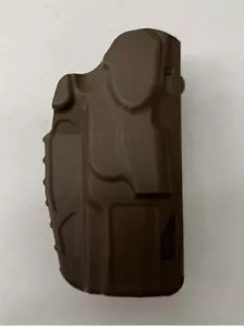 Used Safariland ALS Holster SIG P320 Compact, M18 CoyoteRIGHT Hand QLS Fork MHHC - Picture 1 of 3