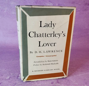 Lady Chatterley's Lover DH Lawrence HC DJ 1959 Complete Unexpurgated Intro VTG - Picture 1 of 12