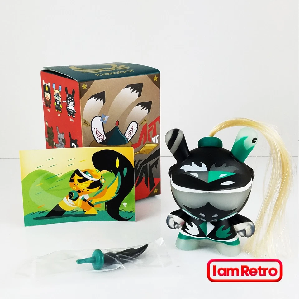 Kidrobot Art Of War Dunny Green Knight Patricio Oliver Vinyl Figure - Image 1 of 1