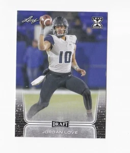 Leaf Draft #11 2020 Jordan Love Green Bay Packers Utah State - Imagen 1 de 2