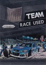 PANINI 2016 PRIZM NASCAR DALE EARNHARDT JR #RT-JR RACE USED TIRE TEAM SET RELIC