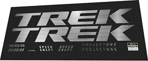 2024 Trek Speed Concept SLR 7 brushed chrome DECAL SET - Picture 1 of 7