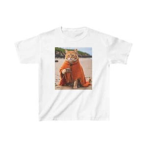 Gato matero Cat Kids Heavy Cotton™ Tee - Picture 1 of 15