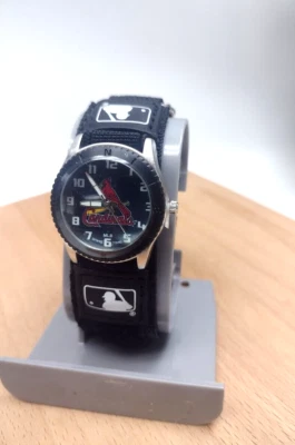 Reloj juvenil St Louis Cardinals para niños - Reloj juvenil para niños MLB novato negro Foto 1 de 4