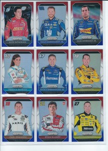 2016 NASCAR Panini PRIZM Red/White/Blue REFRACTOR Card #1-#100 Dale Jr JJ Chase