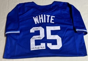 Devon White Signed Auto Custom Jersey autograph certified size XL - Picture 1 of 2